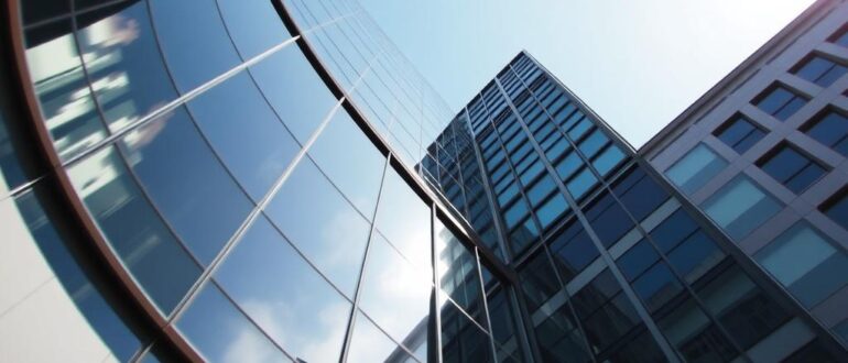 Архитектурная фотография искажения и перспектива