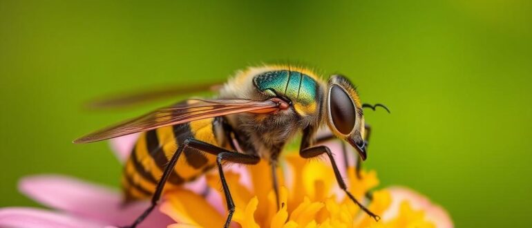 Макрофотография насекомые и цветы
